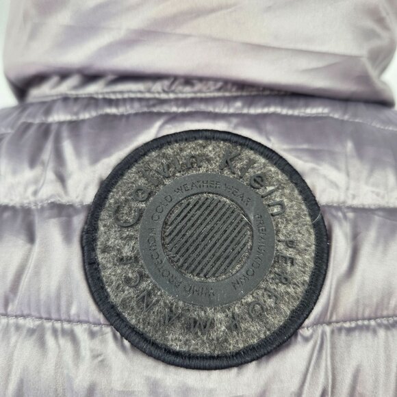 Calvin Klein Performance Down Filled Puffer Vest Gray Size XL - Picture 6 of 15